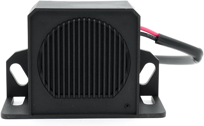 87dB-102dB Adjustable Backup Alarm – 12-24V Reversing Safety Alert for Vehicles & Machinery