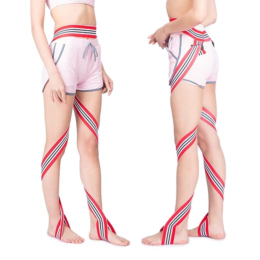 GHORTHOUD O/X Legs Correction Belt Legs Posture Corrector Band Unisex O/X Legs Type Legs Bandage Lightweight Pediatric Straighten Belt for Men Women and Children for Day and Night (Medium)