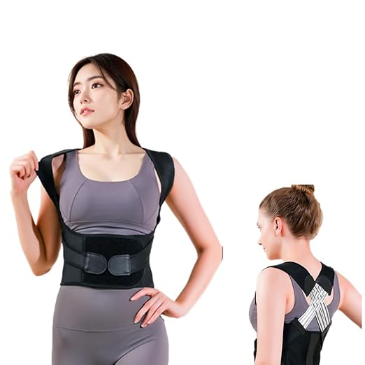 Back Brace for Women and Men,Shoulder Straightener,Back straightener,Adjustable Posture Corrector Suitable for Upper and Lower Back Pain Relief-Scoliosis,Hunchback,Spine Corrector(Size XL)