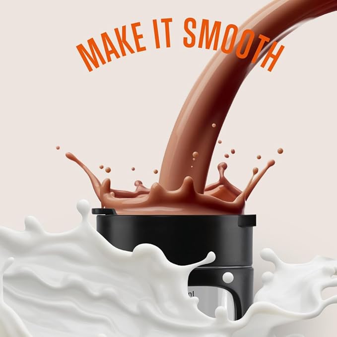 SQUATZ Electric Protein Shaker Bottle - Workout Blender Bottle - Portable Gym Shake Mixer, USB Rechargeable - 22oz