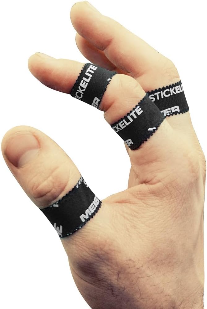 Meister StickElite Professional Porous Athletic Tape for Fingers & Toes - 15yd x 1/2" - Black - 4 Rolls