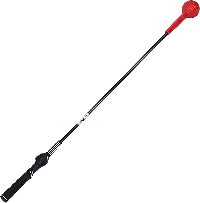 PGM Golf Swing Trainer Aid -2.0 Golf Swing Training Aid Golf Practice Warm-Up Stick for Strength Flexibility and Tempo Training -Suit for Practice Chipping Hitting Golf Accessories for Men and Women
