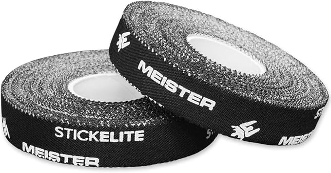 Meister StickElite Professional Porous Athletic Tape for Fingers & Toes - 15yd x 1/2" - Black - 2 Rolls