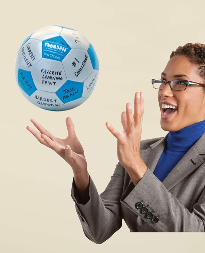 Trainers Warehouse 6" Thumball Collection, 32 Prompts for Conversation, Team Building, Relationship and Training