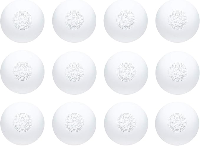 Signature Lacrosse Ball Set - Packs of 2, 4, 8, 12, and 120 - No Chemical Smell Massage Balls, Myofascial Release Tools, Back Roller, Muscle Knot Remover