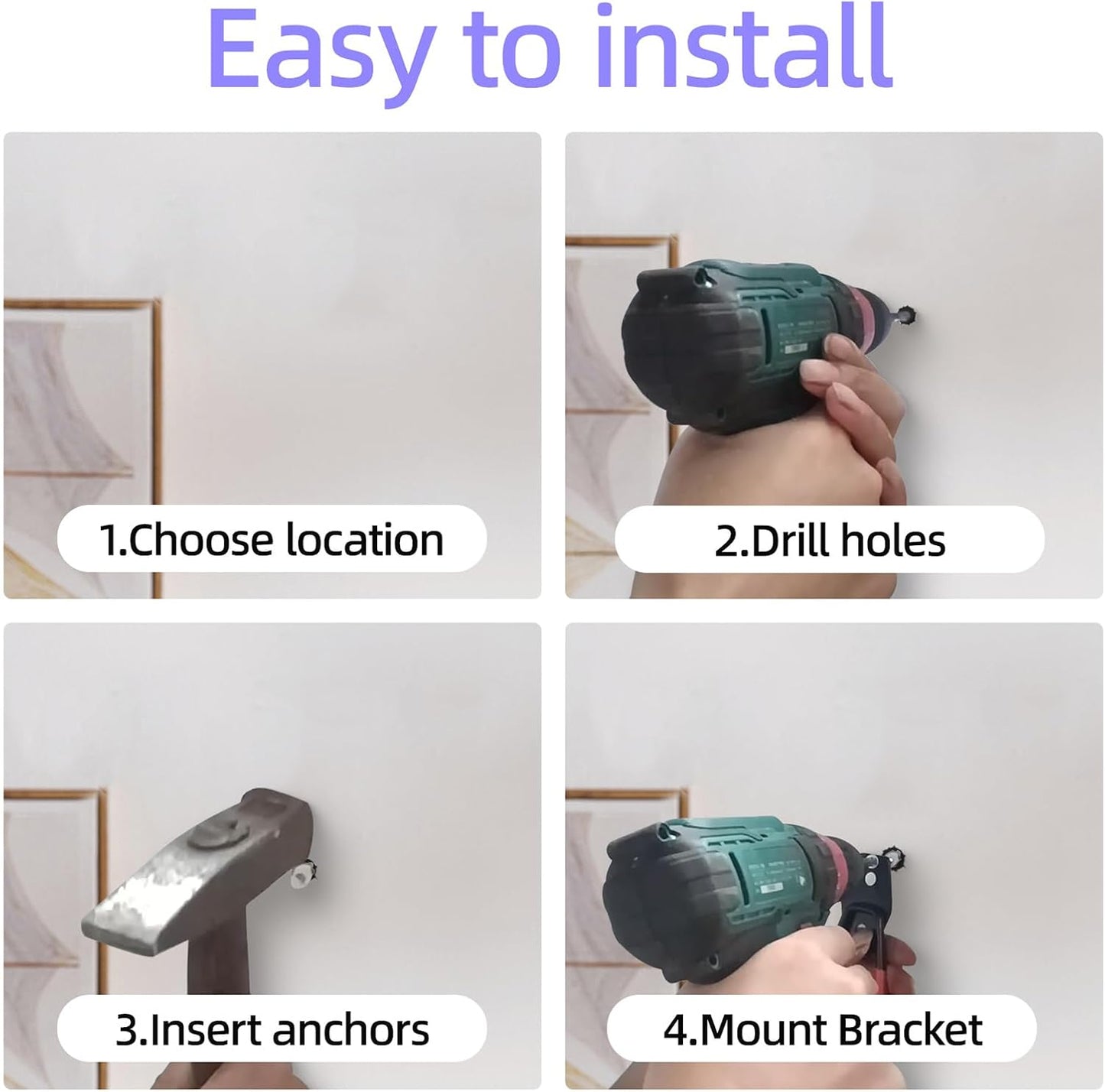 30 Pack Heavy Duty Steel Storage Hooks - Wall Mount Garage Hanger & Organizer for Bikes, Tools, Ladders, Bulk Items, Ropes and More