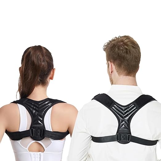 Posture Corrector for Women, Back Straightener for Men, Upper Back Support Brace, Adjustable Shoulder Corrector for Improving Back and Neck Posture Relief Pain