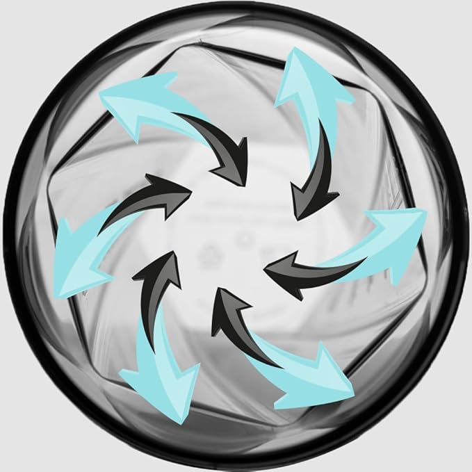 HELIMIX 2.0 Vortex Blender Shaker Bottle Holds upto 28oz | No Blending Ball or Whisk | USA Made | Portable Pre Workout Whey Protein Drink Shaker Cup | Mixes Cocktails Smoothies Shakes | Top Rack Safe