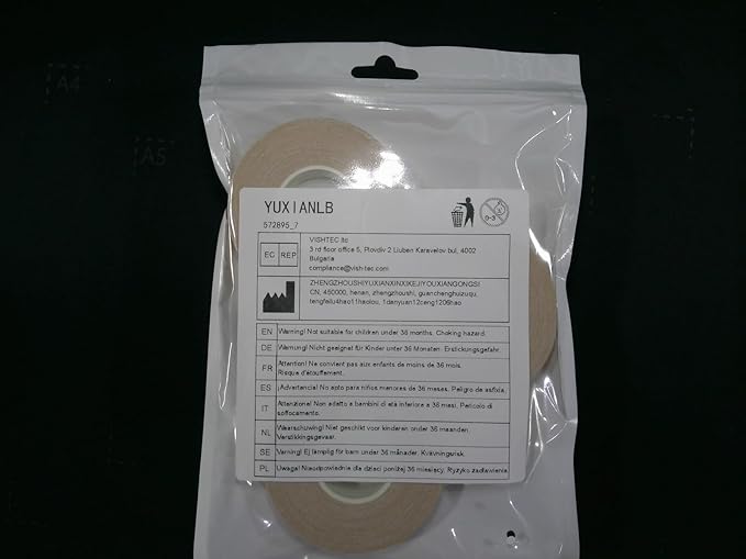 Finger Tape, 0.5 Inch x 10 Yard Nude Athletic Tape Extra Strong Adhesive, 3 Rolls Sport Tape, Medical Tape, Foot Tape for Rock Climbing, Grappling, Basketball, Lifters and BJJ Finger Tape