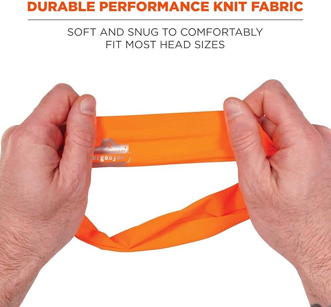 Ergodyne Chill-Its 6634 Cooling Headband, Sports Headbands for Men and Women, Moisture Wicking