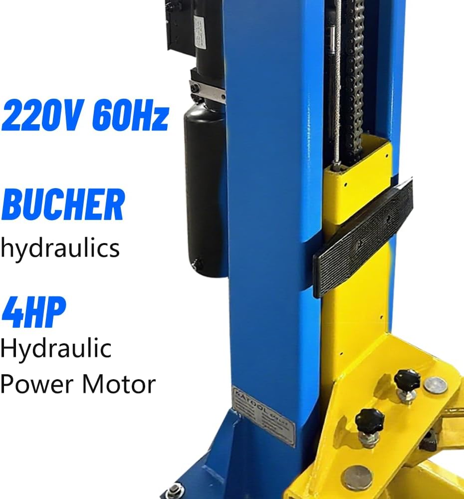 ME 12000lbs 2 Post Lift Automotive Car Lift Single Point Lock Release Two Post Car Lift for Home Garage and Shop ME-H1200