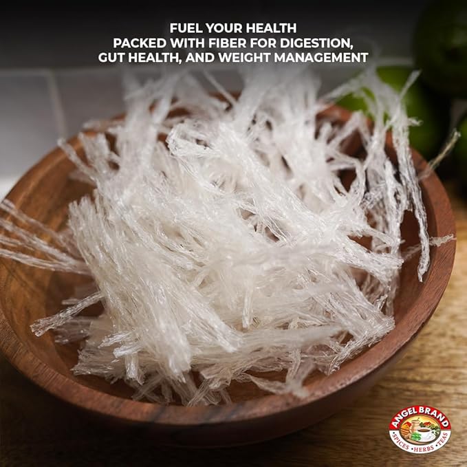 Angel Brand Isinglass 0.25 oz Pouch Pack of 3 - Sourced from Red Sea Algae - Agar Agar Primarily used as a thickening agent in soups, jellies, custards, and ice creams