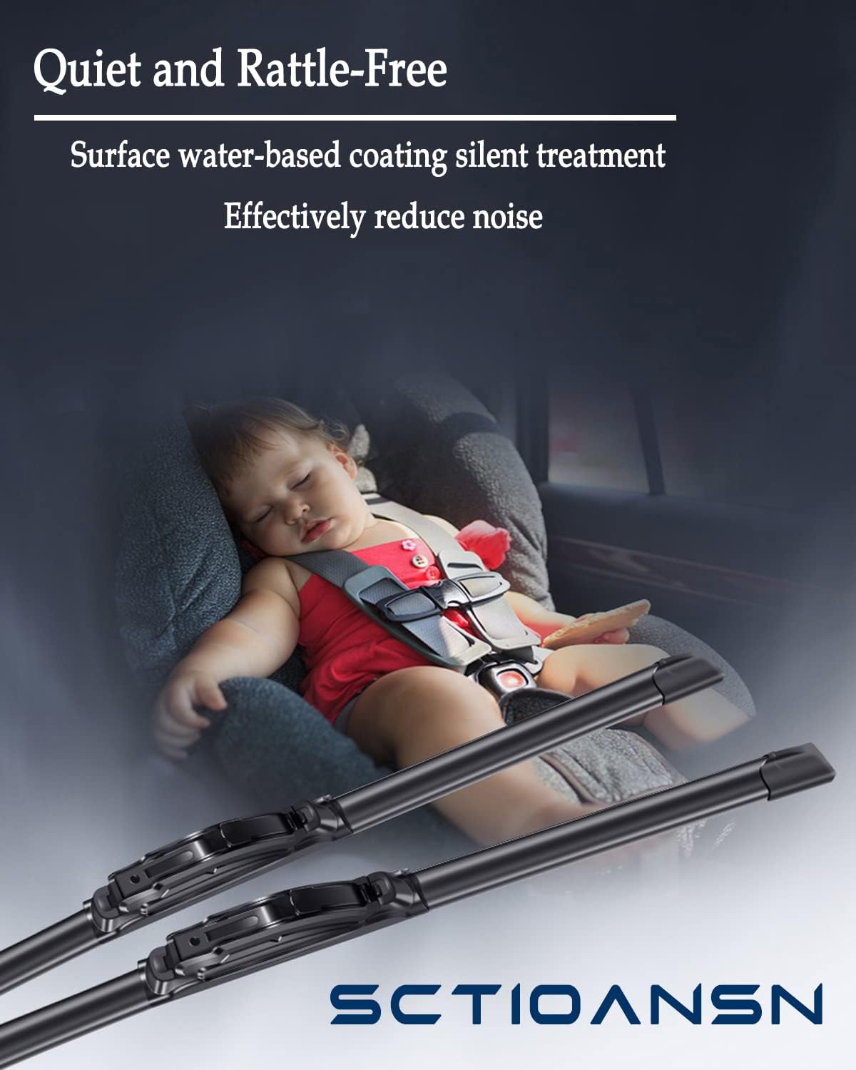 3Pcs Mazda 3 Windshield Wiper Blades for 2014 2015 2016 2017 2018 Mazda-3, Original Equipment Automotive Replacement Windshield Wiper Blades for My Car - 24"/18"/12A" (Pack of 3) J- HOOK