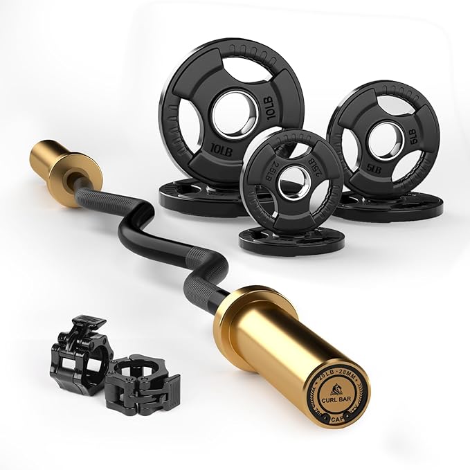 LIONSCOOL Premium 4ft/4.9ft/6ft Barbell for Strength Training and Olympic Weightlifting, 2 Inch Bar for Squats, Curls, Deadlifts, Presses, Hip Thrusts, 350lbs/500lbs/700lbs Weight Capacity