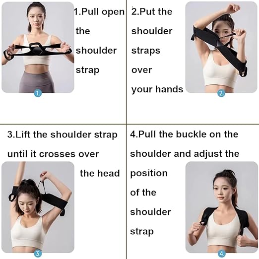 Shoulder Brace Posture Corrector for Men & Women,Relieve Shoulder Soreness, Work Fatigue, Bad Posture, Correct Posture (Large)