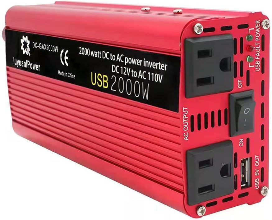 1500w Power Inverters Car Inverter 12v to 110v 12v Power Inverter 700W/1500W (Peak)