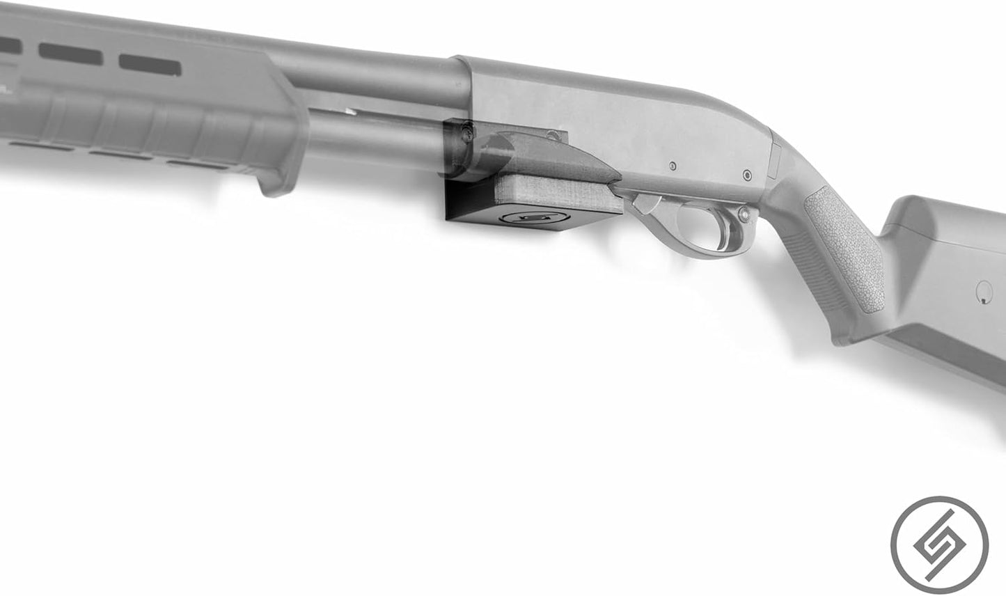 Spartan Mounts Compatible with Remington 870 | Wall Shotgun Display Storage Organization System | Unique Low Profile Design | Gun Safe Wall Garage | Gun Room Mounting Solution