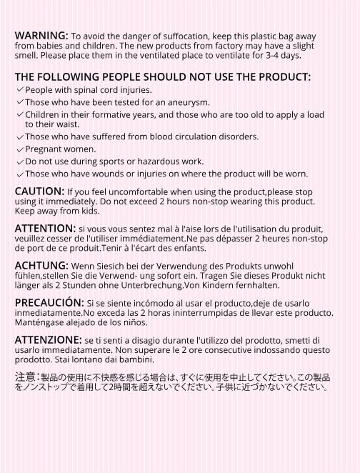 Women Posture Corrector Support for Back: Relieve Upper Back Pain Straighten Body (Pink, Medium)