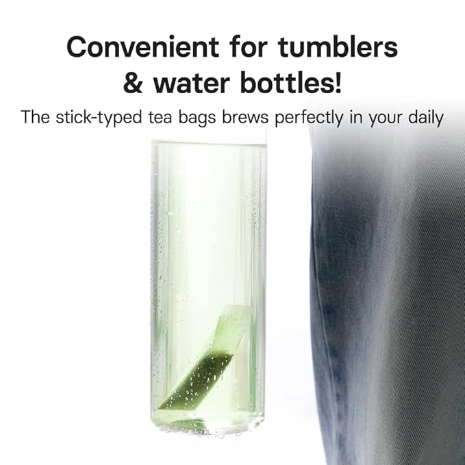 OSULLOC Cold Brew Tea Gift (20 count, 4 flavors x 5 EA) | Assorted Korea Iced Tea Bag Gift Sampler Set for Summer | Easy-to-go stick type Tea Bag Series | Premium Blended Tea from Jeju