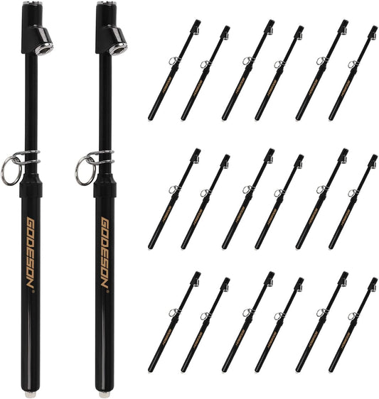 GODESON Dual Head Tire Pressure Gauge, Heavy Duty Pencil Tire Gauge Range 10-150PSI,Dual Head Truck Pen Air Pressure Gauge (Pack of 20)…