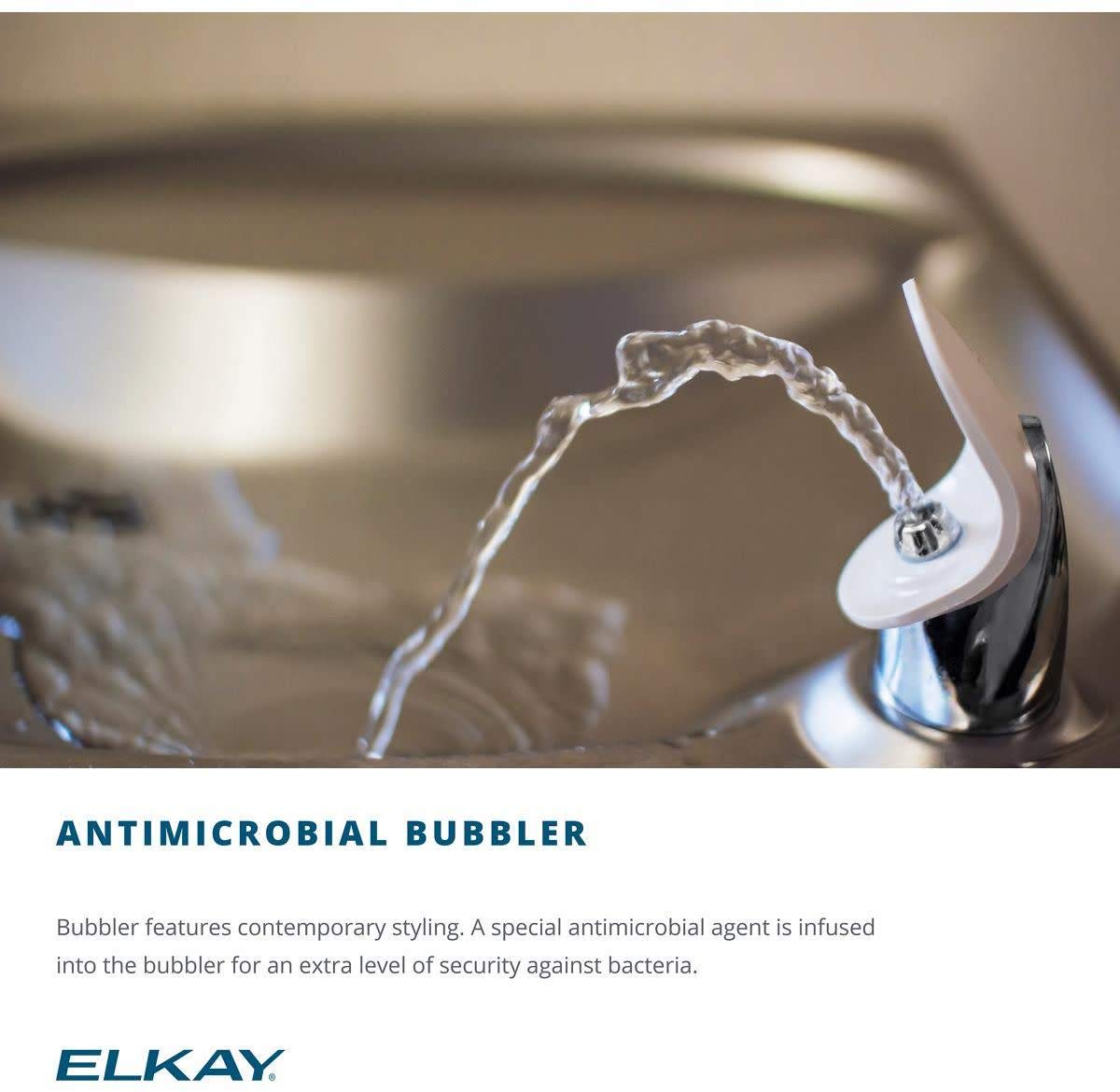 Elkay EZS8L Wall Mount ADA Cooler Non-filtered Refrigerated Light Gray Granite