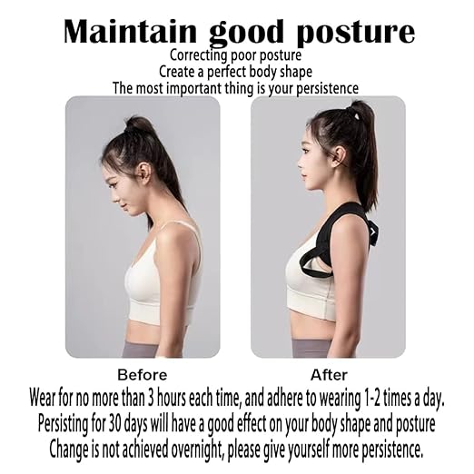 Shoulder Brace Posture Corrector for Men & Women,Relieve Shoulder Soreness, Work Fatigue, Bad Posture, Correct Posture (X-Large)