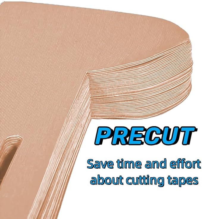 IEADEN Precut Kinesiology Tape for Knees, 10 Pcs - Knee Support & Stability, Knee Pain Relief Athletic Tape - Waterproof & Elastic, Breathable Hypoallergenic Latex-Free Tape, Beige