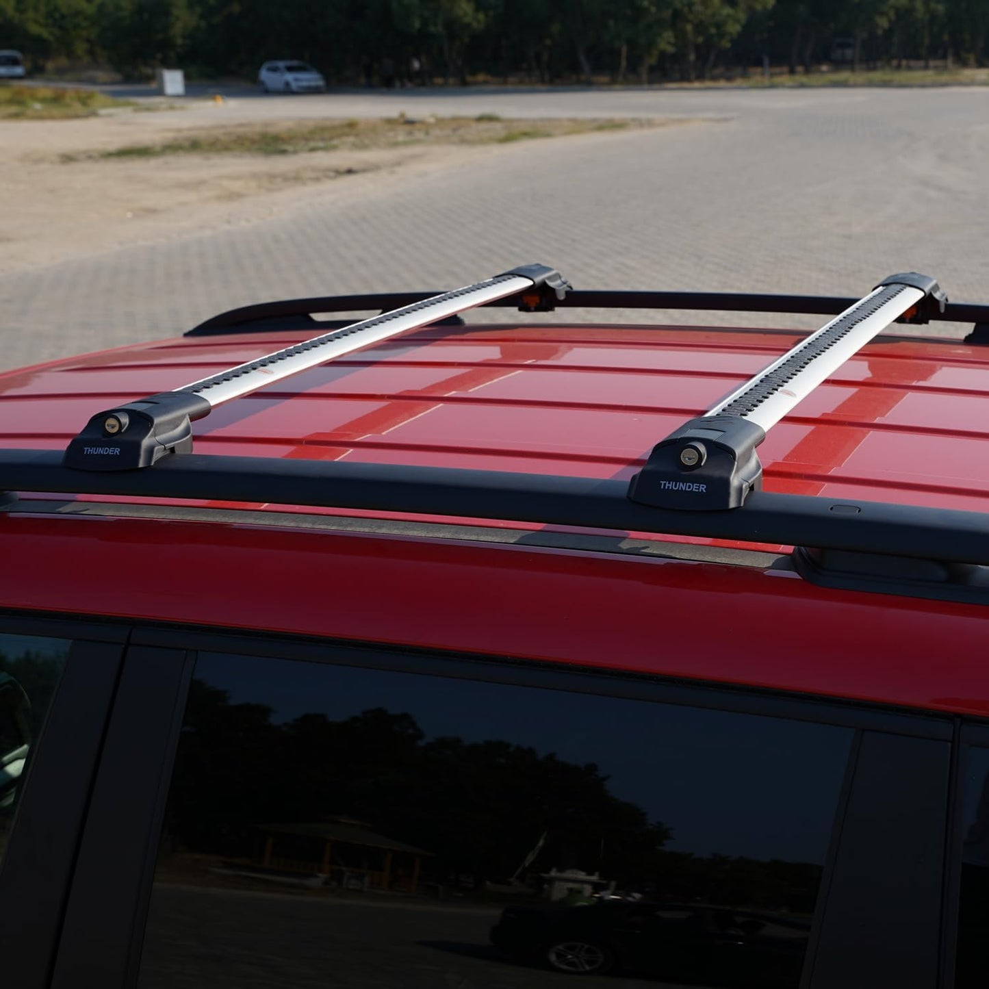 for Subaru Ascent 2019 2026 Roof Rack Cross Bars | Lockable Aluminum Luggage Carrier | Anti-Theft Design with Key | Fits Wiht Raised Side Rails | Premium Edition Limited Touring (Gray)