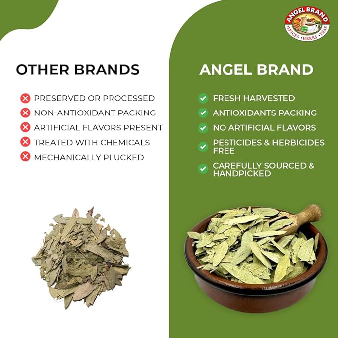 Angel Brand Senna Leaf – 0.5 oz Pouch – Dried Senna Leaves for Tea, Herbal Infusions, and Traditional Uses