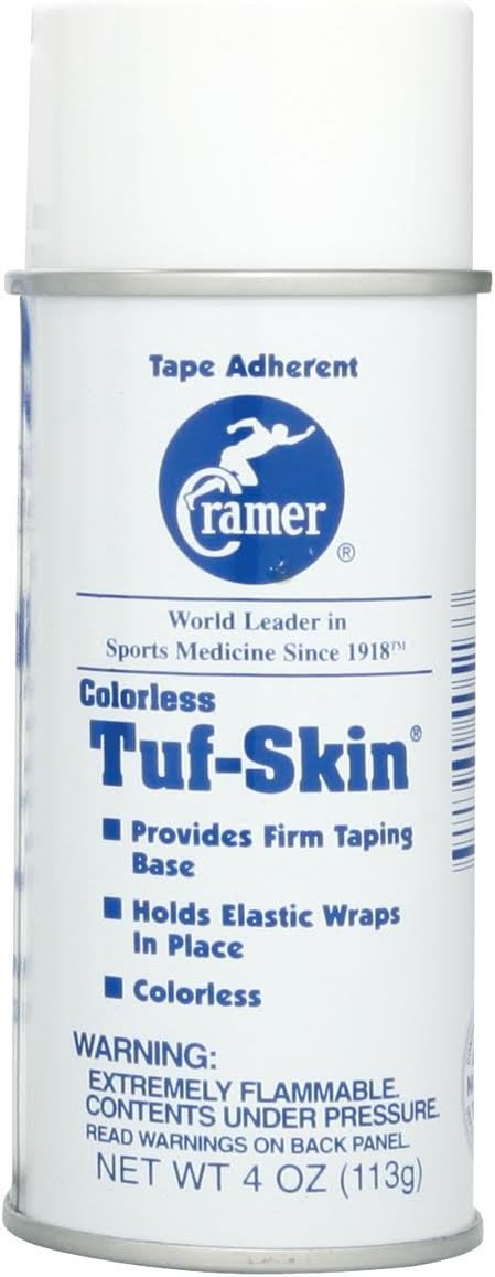 Cramer Tuf-Skin Taping Base for Athletic Tape, Adherent for Kinesiology Tape, Gymnastics Leotards