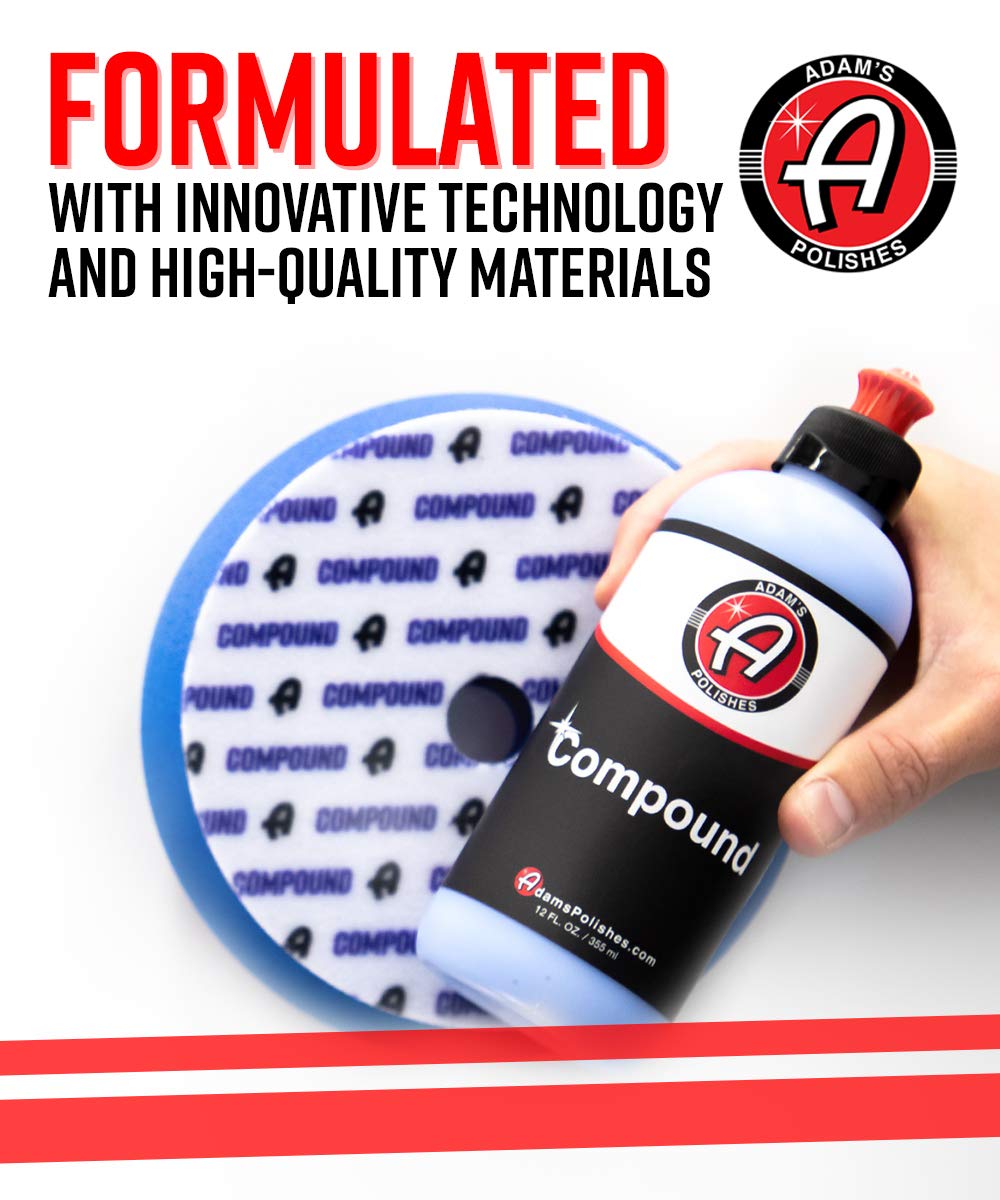 Adam's Polishes 2-Step Polishing System 12oz Combo - Silicone-Free, Body Shop Safe Formula - Quick, Professional Correcting and Polishing Results for Clear Coat, Gel Coat, Single Stage Finishes