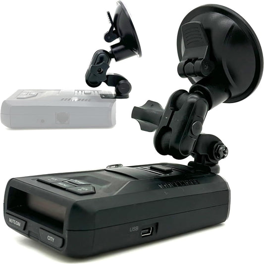 ChargerCity Original Windshield Suction Cup Mount for UNIDEN R1 R2 R3 R4 R7 R8 R8w DFR3 DFR6 DFR7 DFR8 DFR9 Radar Detector