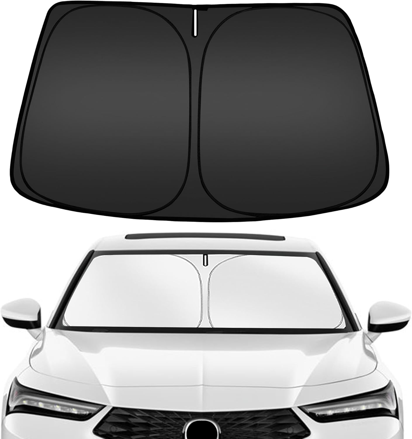 ARISMOTOR Windshield Sun Shade for Acura Integra 2023-2025, Custom Fit Foldable Front Window Sunshade Sun Visor Protector, Block UV Rays Keep Your Car Cooler