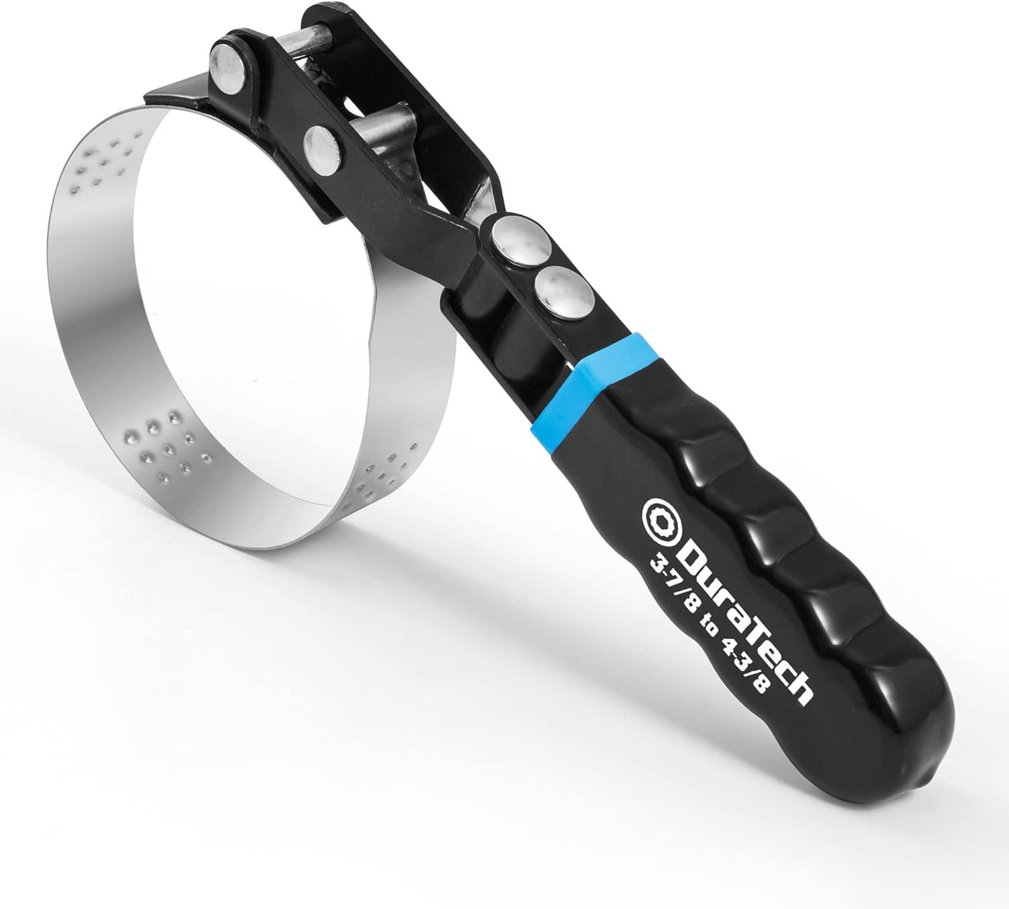 DURATECH Large Swivel Oil Filter Wrench, Oil Filter Removal Tool, Fits Filters 3-7/8"-4-3/8", Perfect for Car Repair Tools