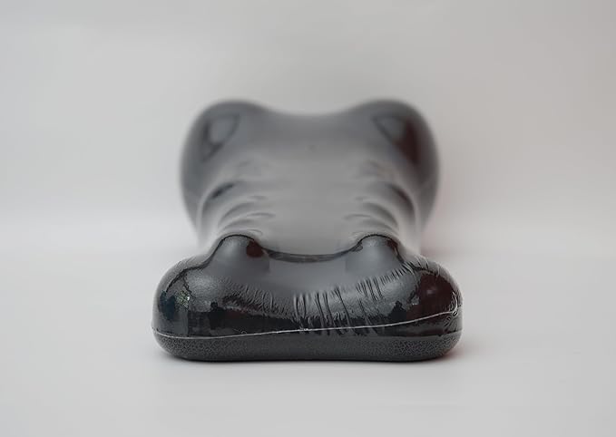 Neck and Shoulder Relaxer with Upper Back Massage Point, Cervical Traction Device Neck Stretcher for TMJ Pain Relief and Cervical Spine Alignment Chiropractic Pillow（Black）