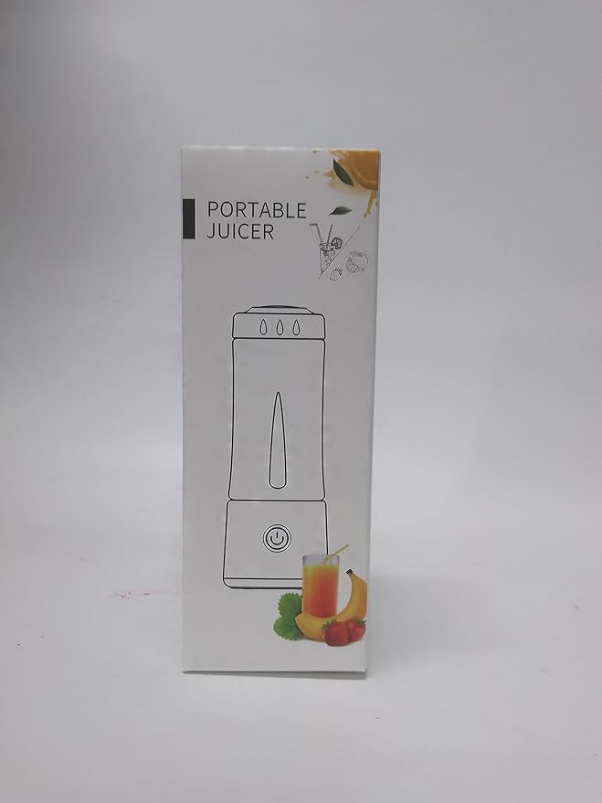 Spardar Portable Blender for Shakes and Smoothies, 4000mAh Personal Blender with 6 Blades, USB Rechargeable Blender Bottles Electric, Mini Blender Cup Portable Juicer for Home Sports Outdoors