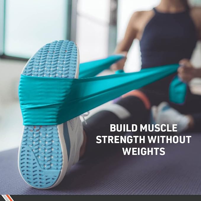 Body Sport Exercise Band, 50 yd. x 4 in. Roll, Special Heavy Resistance - Home & Gym Fitness Equipment for Stretching, Strength Training & Physical Therapy (Black)