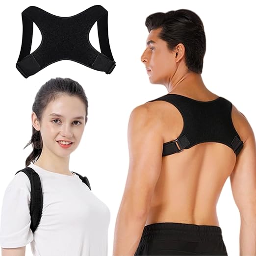 Posture Corrector for Women, Breathable Back Brace Posture Corrector, Adjustable Back Support Brace, Posture Corrector for Men, Back Straightener Posture Corrector, Relief for Neck, Shoulder Pain