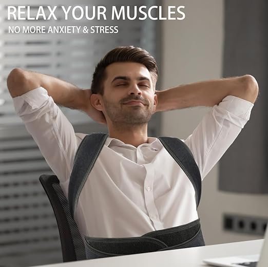 Back Brace Posture Corrector for Women Men -Adjustable and Breathable Support Scoliosis for Waist - Improve Back Posture for Body Correction and Lumbar Support S(24"-29")