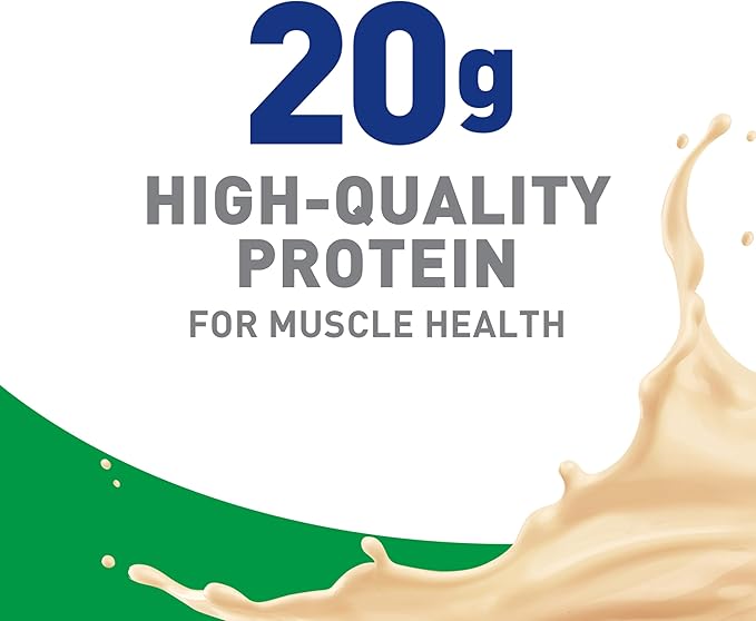 BOOST High Protein with Fiber Ready to Drink Complete Nutritional Drink, Caramel, 8 fl oz Bottle, 24 Pack