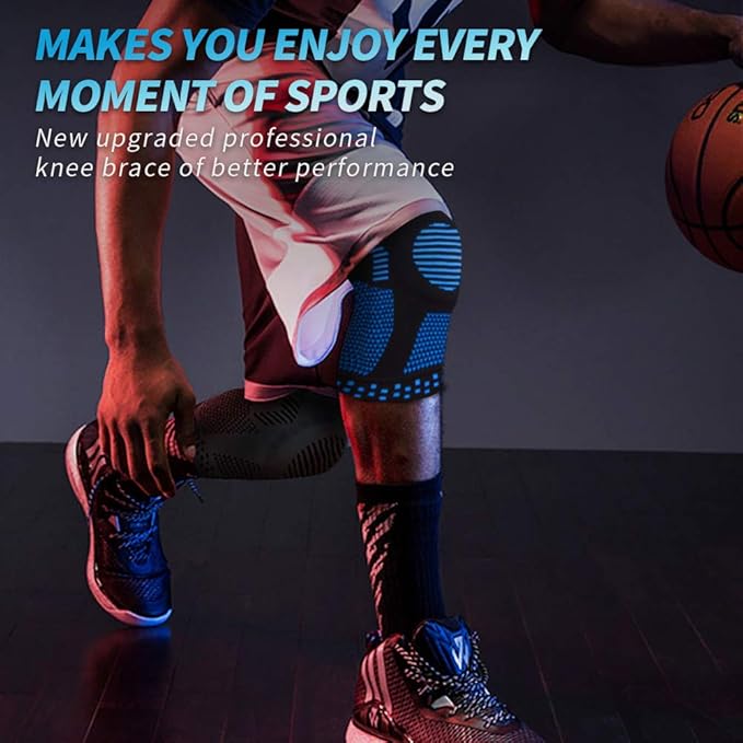 NEENCA Professional Knee Brace for Pain Relief, Medical Knee Support with Patella Pad & Side Stabilizers, Compression Knee Sleeve for Meniscus Tear, ACL, Joint Pain, Runner, Workout - FSA/HSA Eligible