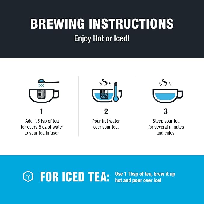 Tiesta Tea - Cantaloupe Cascade Tea, Loose Leaf, Fresh Melon White Tea, Premium Low Caffeine Tea Blend, Make Hot or Iced & Up to 200 Cups, 16 oz Resealable Bulk Pouch