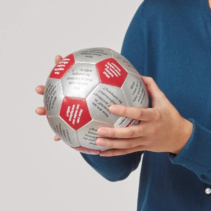 Trainers Warehouse 6" Thumball Collection, 32 Prompts for Conversation, Team Building, Relationship and Training