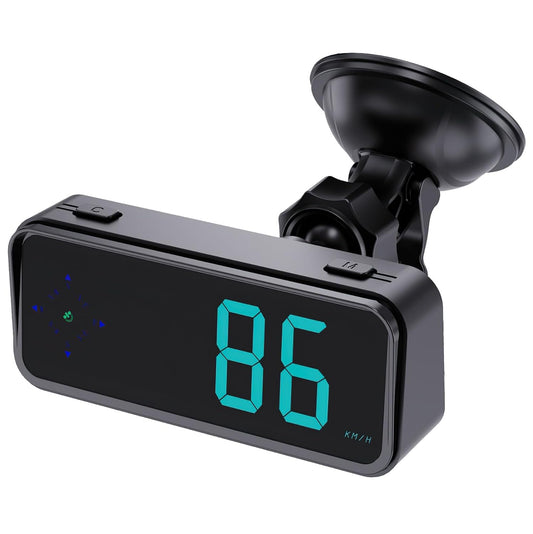 GPS Digital Speedometer for Car MPH, Universal HUD Speed Meter with LED Large Font, Plug Play for Car Truck Motor SUV Golf Cart All Vehicles (Digital Speedometer with Bracket)