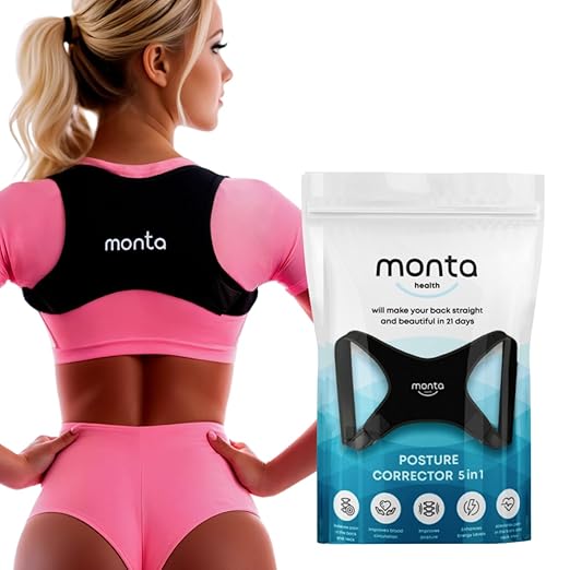 Ultimate Posture Corrector: Breathable, Comfortable Back and Shoulder Brace for Men and Women - Discreet Under-Clothes Design for Improved Posture and Neck Support