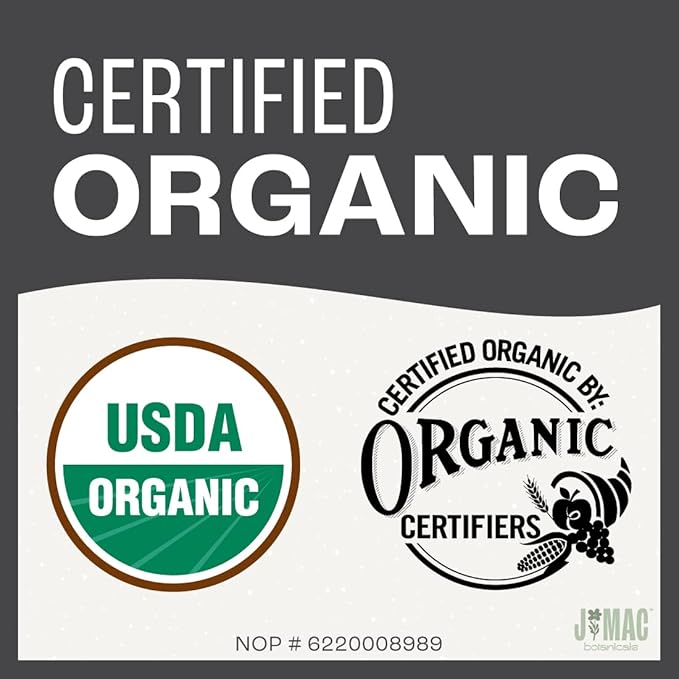 J MAC BOTANICALS, Organic Whole Juniper Berries, Certified USDA Organic, juniper for herbal infusions, seasoning beef, pork, turkey brine, soups, cocktail bombs