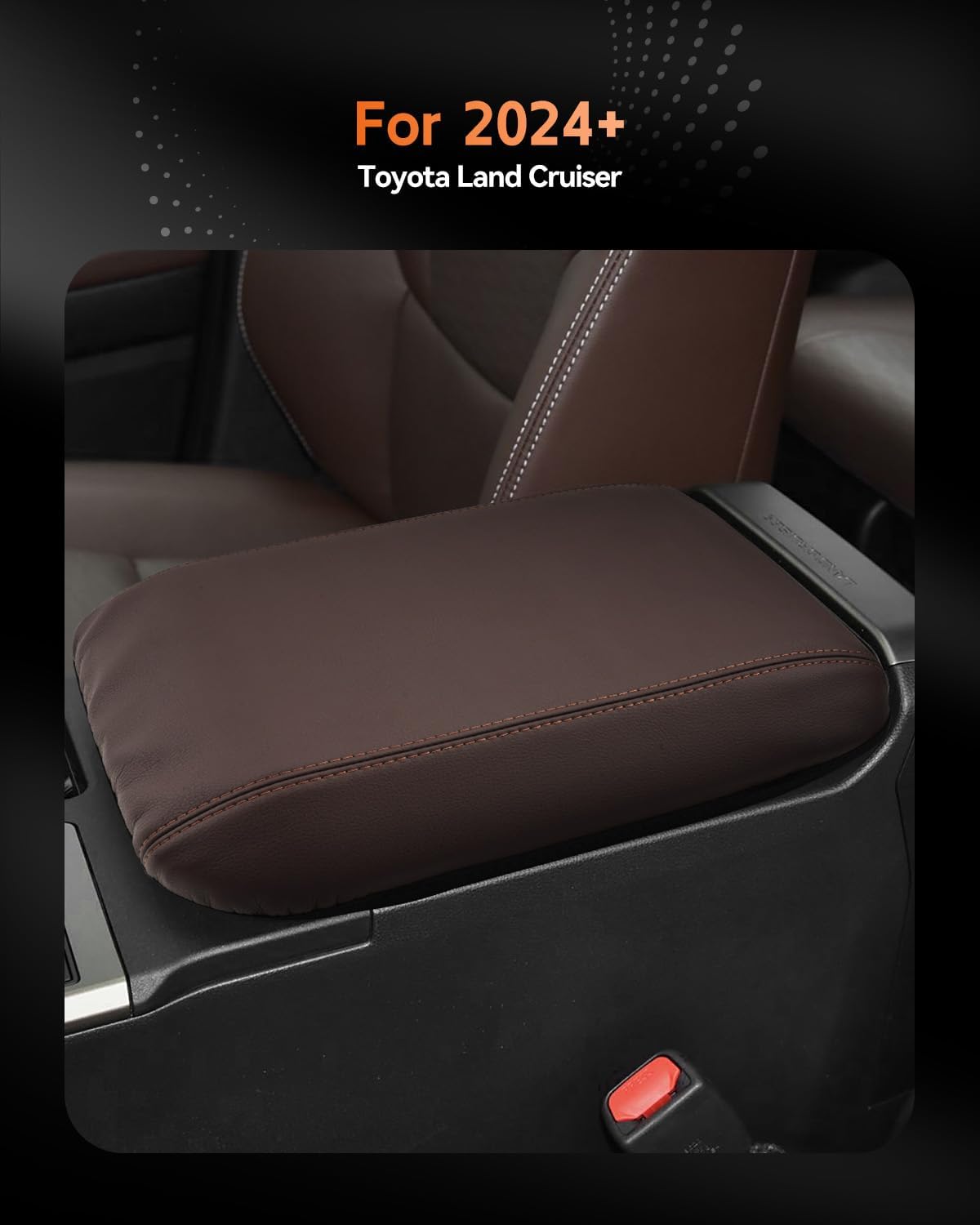 CDEFG for 2024 2025 Toyota Land Cruiser 250 Center Console Cover Armrest Box Cover for Land Cruiser (1958, Land Cruiser) Accessories Arm Rest Protector