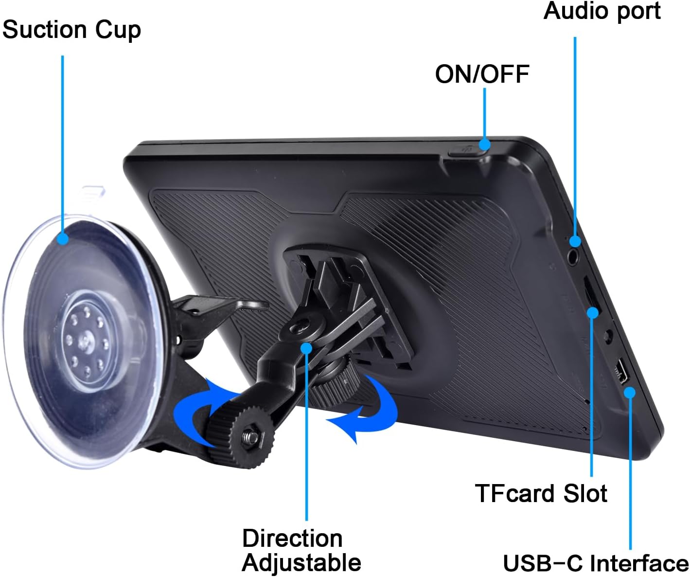 Car GPS Navigation GPS Navigation for Truck & RV & Car, Driver Alerts, Turn-by-Turn Directions, 2025 Map with Free UpdateMap