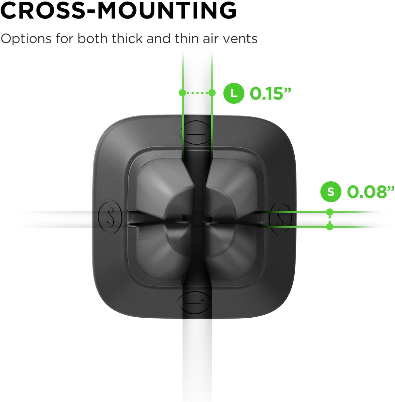 iOttie iTap Mini Magnetic Premium Air Vent Mount Holder for Easy Hands-Free Use, Secure Grip and 360-Degree Rotation for All Smartphones