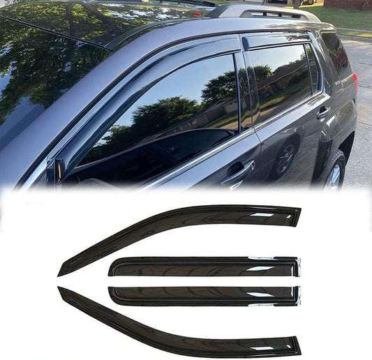 94167 Sunproof Waterproof Side Window Wind Deflector, 4pcs Protective Replacements Rain Guards Set, Window Visor fit for 2010-2017 GMC Terrain